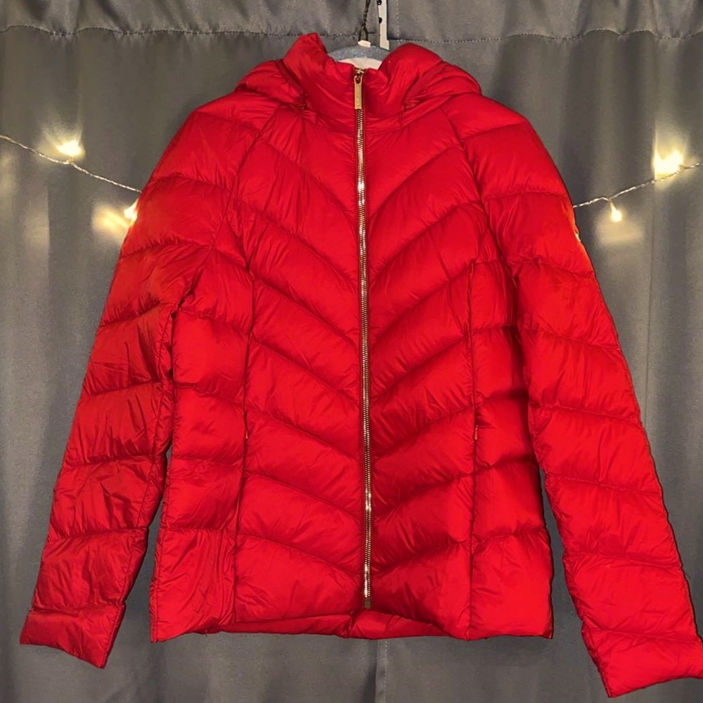 Michael Kors Red Down Jacket ❤️